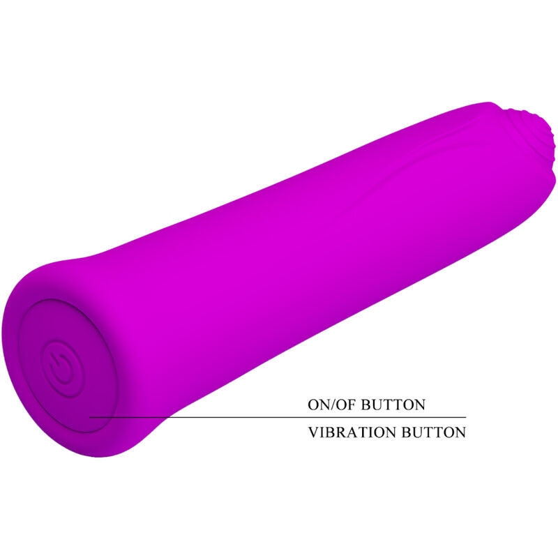 Curtis Mini Super Power 12 Vibration Silikonvibrator Lila