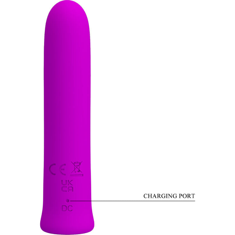 Curtis Mini Super Power 12 Vibration Silikonvibrator Lila