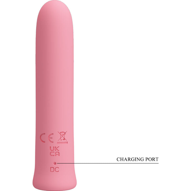 Curtis Mini Super Power 12 Vibration Rosa Silikonvibrator