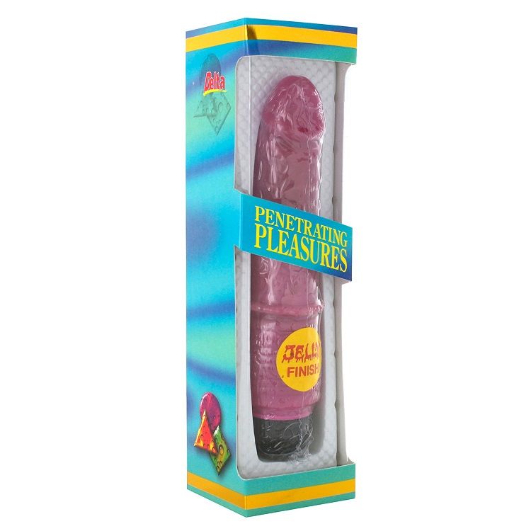 Flexibler Jelly-Vibrator in Lila