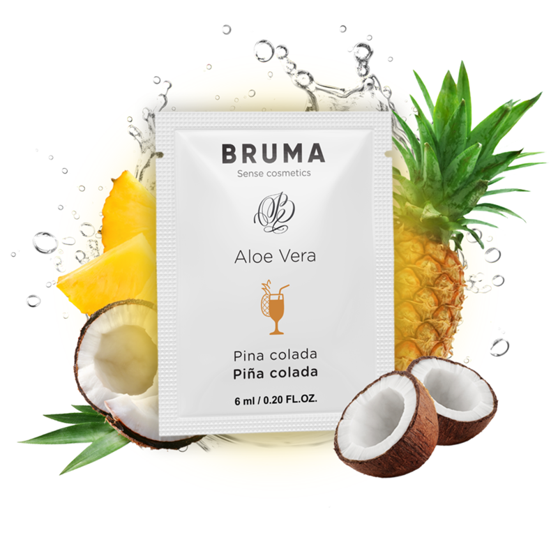BRUMA – SLIPPERY GEL MIT ALOE VERA PINA COLADA GESCHMACK 6 ML
