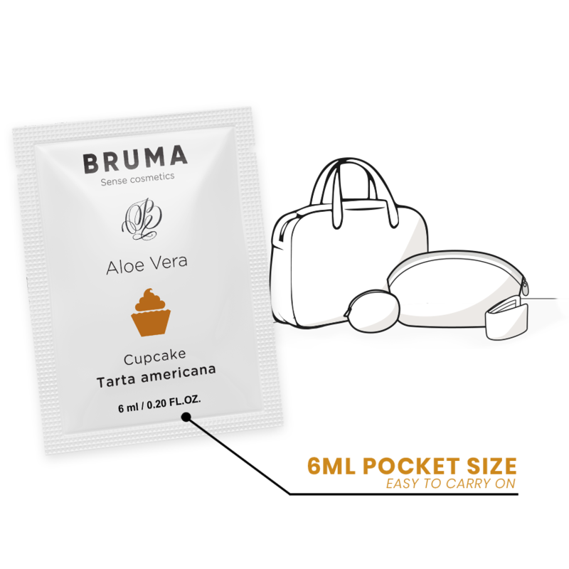 BRUMA – GLITZERNDES GEL MIT ALOE VERA, CUPCAKE-GESCHMACK, 6 ML