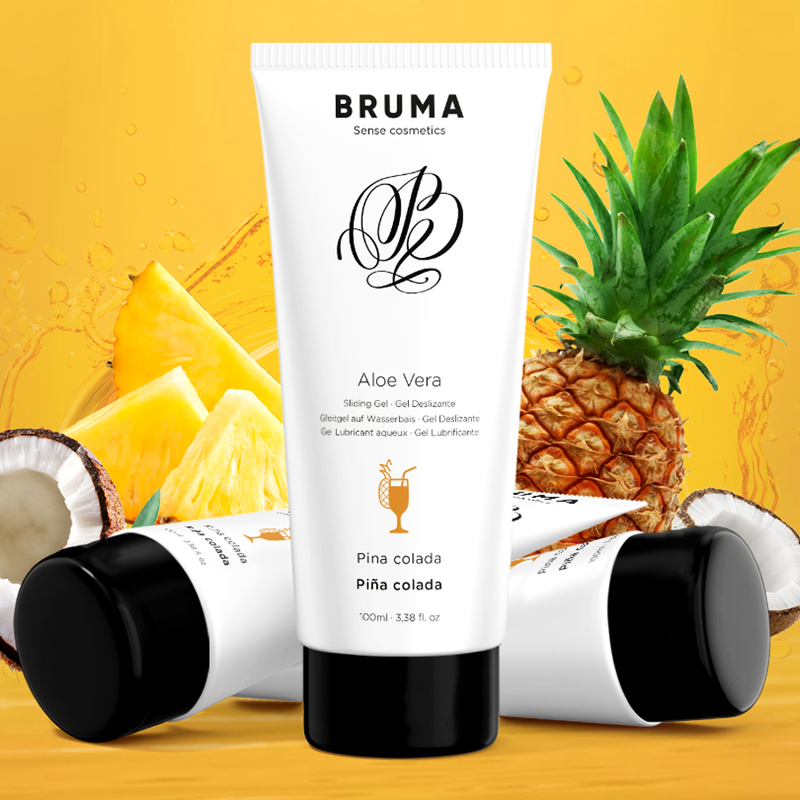 BRUMA – SLIPPERY GEL MIT ALOE VERA PINA COLADA GESCHMACK 100 ML