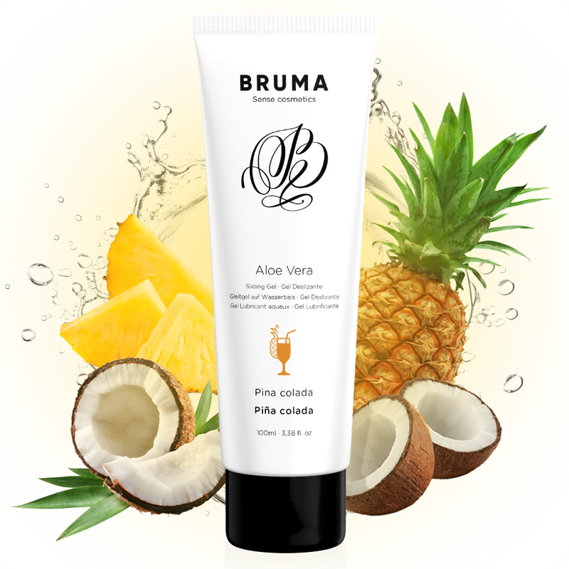 BRUMA – SLIPPERY GEL MIT ALOE VERA PINA COLADA GESCHMACK 100 ML