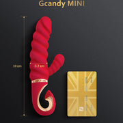 Gcandy Mini-Vibrator aus rotem Silikon