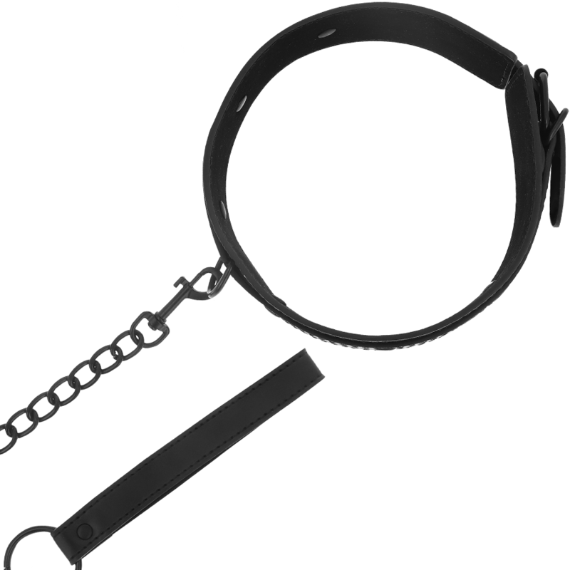 INTENSIV - FETISCH-VEGAN-LEDERHALSBAND