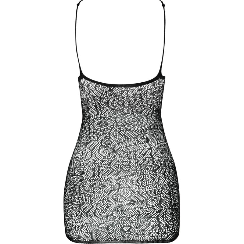 PASSION - BS096 SCHWARZER BODYSTOCKING EINHEITSGRÖSSE