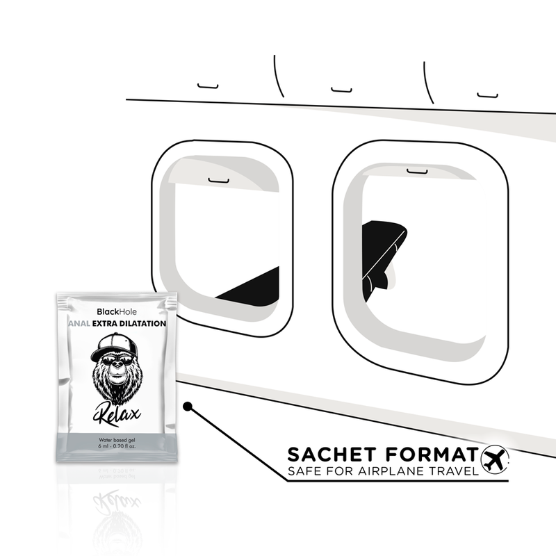 BLACK HOLE – EXTRA ERWEITERNDES WASSERBASIERTES GEL 6 ML EINZELDOSIERUNG