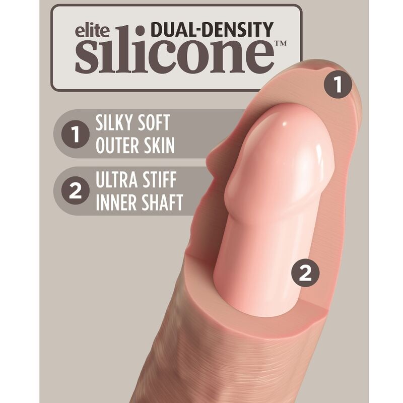 Elite Realistischer Silikondildo 8"