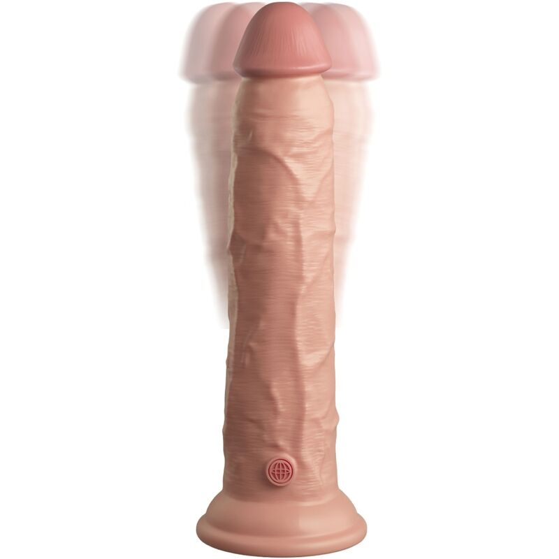 Gode Réaliste Vibrant Elite Silicone Télécommande - King Cock