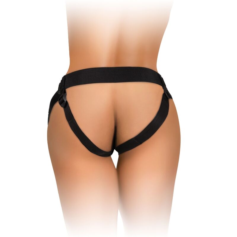 Elite Komfortabler verstellbarer Harness mit 7" Dildo