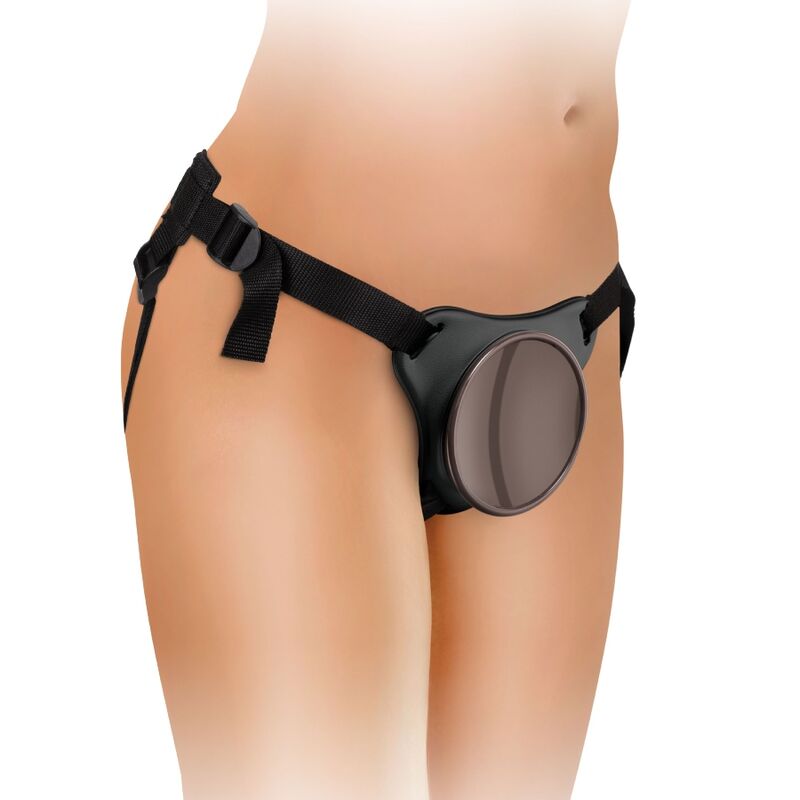 Elite Komfortabler verstellbarer Harness mit 7" Dildo