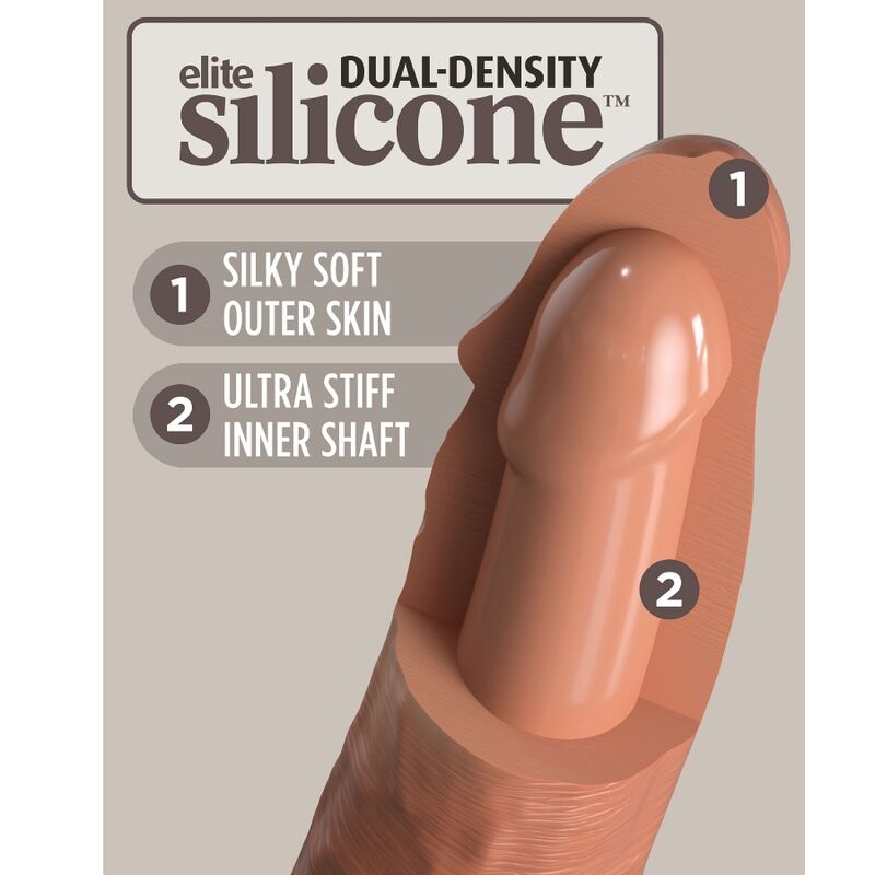 Elite Komfortabler verstellbarer Harness mit 7" Dildo