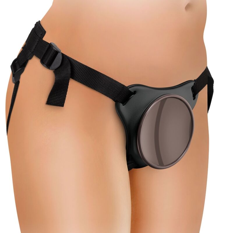 KING COCK – ELITE KIT VERSTELLBARER DELUXE-GURTRING MIT HODEN &amp; DILDO 20,3 CM