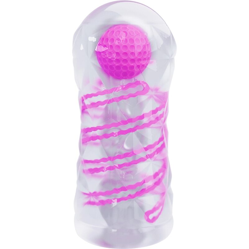 PRETTY LOVE – FANTASIE-MASTURBATOR FÜR MÄNNER MIT INNERER SPIRAL UND TRANSPARENTEN HODEN