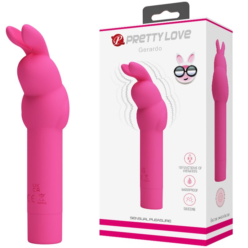 Gerardo Fuschia Rabbit Silikonvibrator