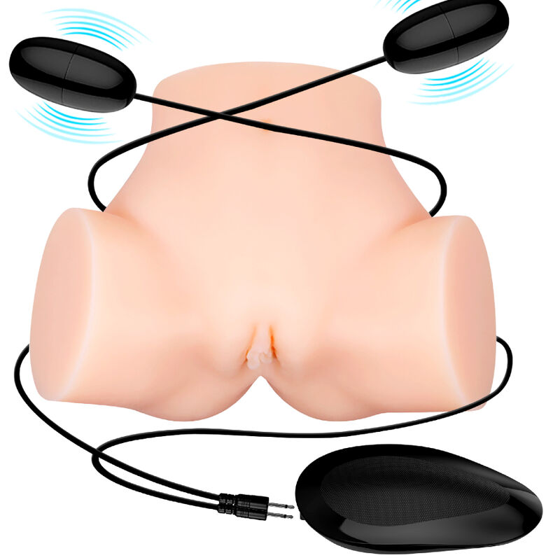 CRAZY BULL - REALISTISCHER VAGINA- UND ANUSVIBRATOR SAMANTHA