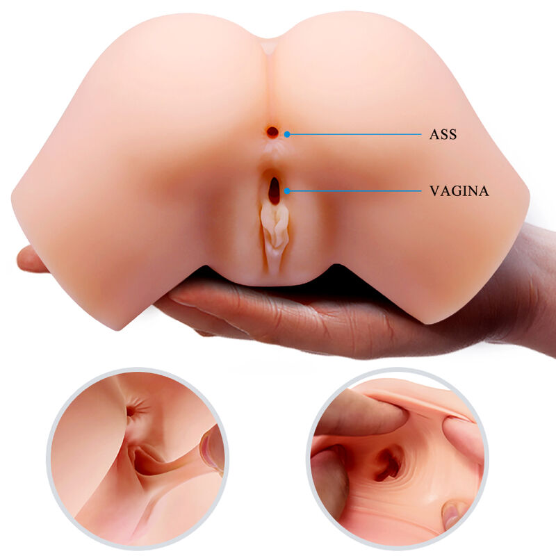 CRAZY BULL - REALISTISCHER VAGINA- UND ANUSVIBRATOR SAMANTHA