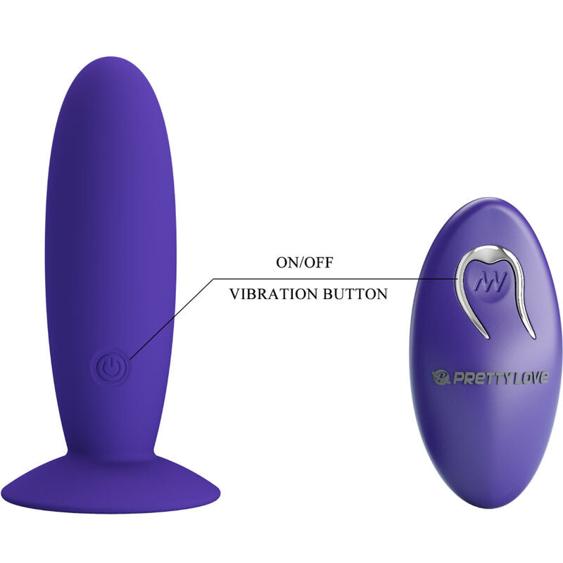 Youth Plug Analvibrator mit Fernbedienung Lila