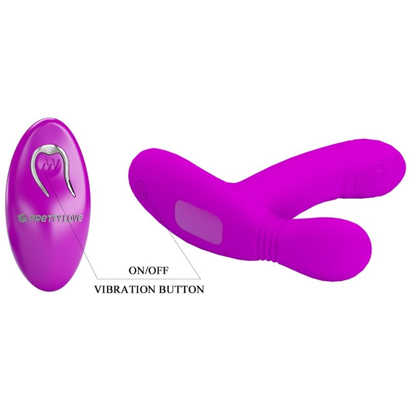 PRETTY LOVE - GERI CLITORIS MASSAGEGERÄT PINK MIT FERNBEDIENUNG