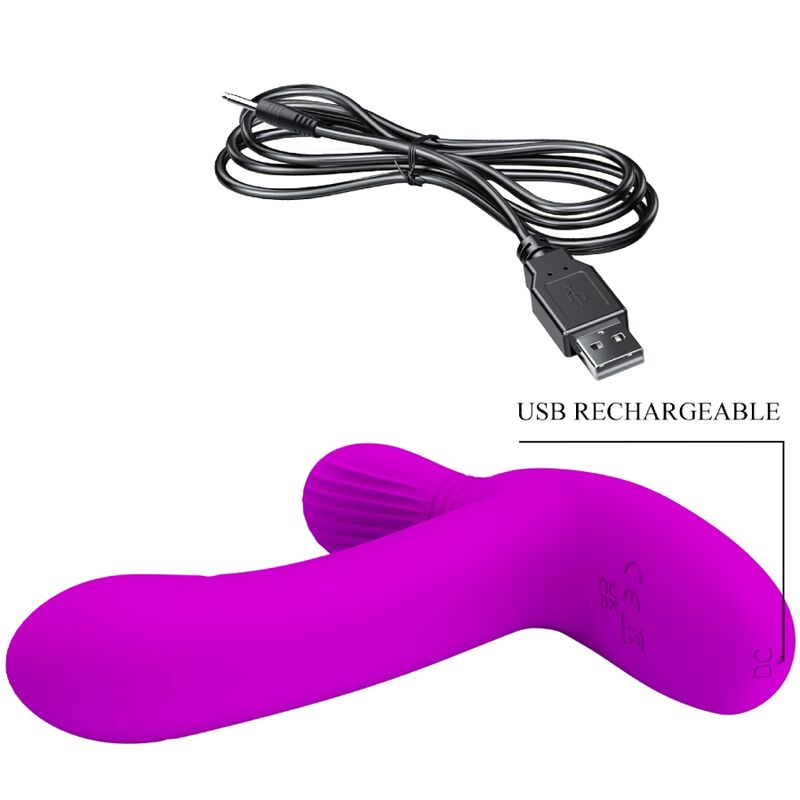 PRETTY LOVE - GERI CLITORIS MASSAGEGERÄT PINK MIT FERNBEDIENUNG