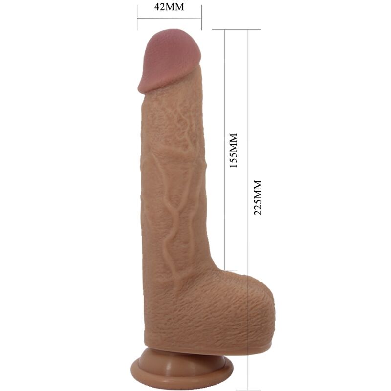Tommy Realistischer Dildo-Vibrator 22,5 cm