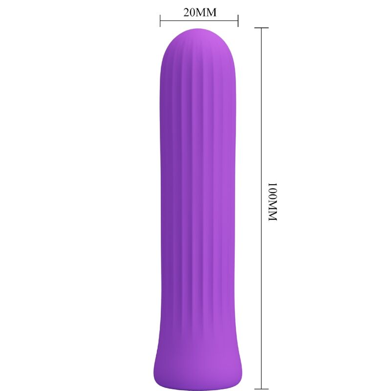 Weiß-lila Stimulator-Vibrator