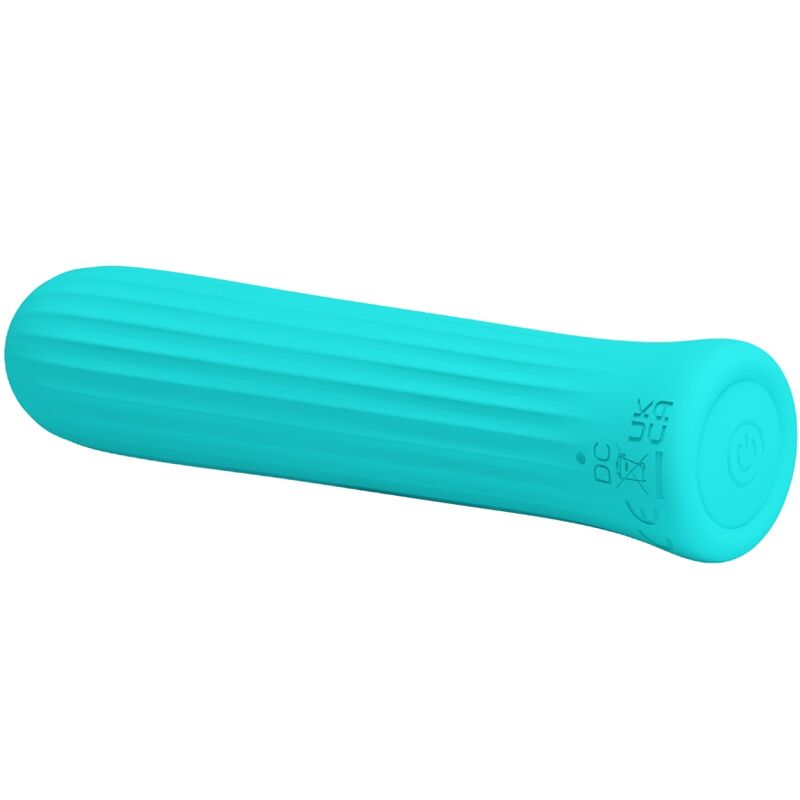 Weißer Vibrator-Stimulator blau