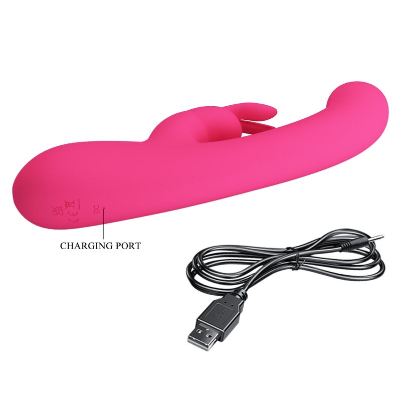 Lamar Rabbit- und G-Punkt-Vibrator Pink