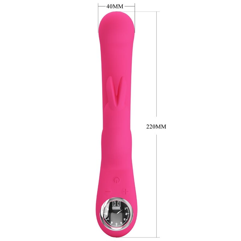 Lamar Rabbit- und G-Punkt-Vibrator Pink