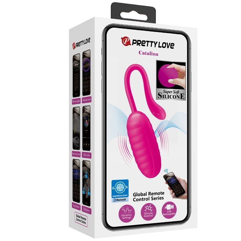 Catalina Pink Wiederaufladbares Vibro-Ei