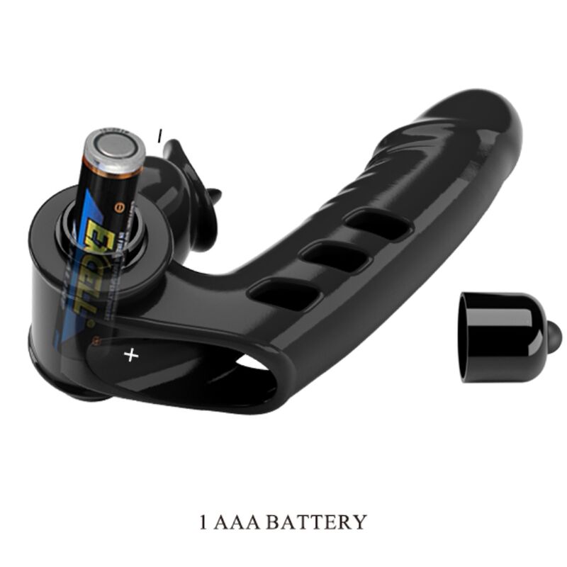 Corbin Schwarze Vibrator-Fingerabdeckung