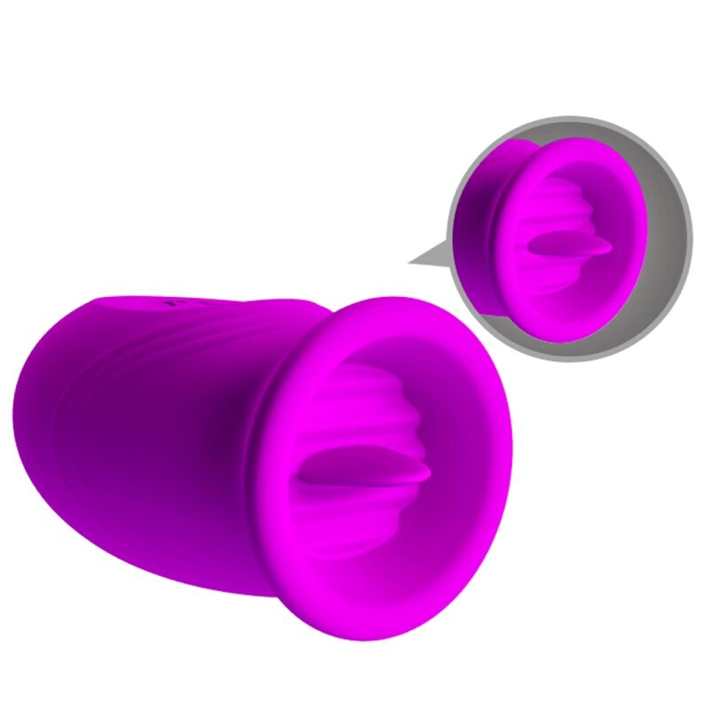 Lila Daisy Doppel-Ei-Vibrator zum Wiederaufladen