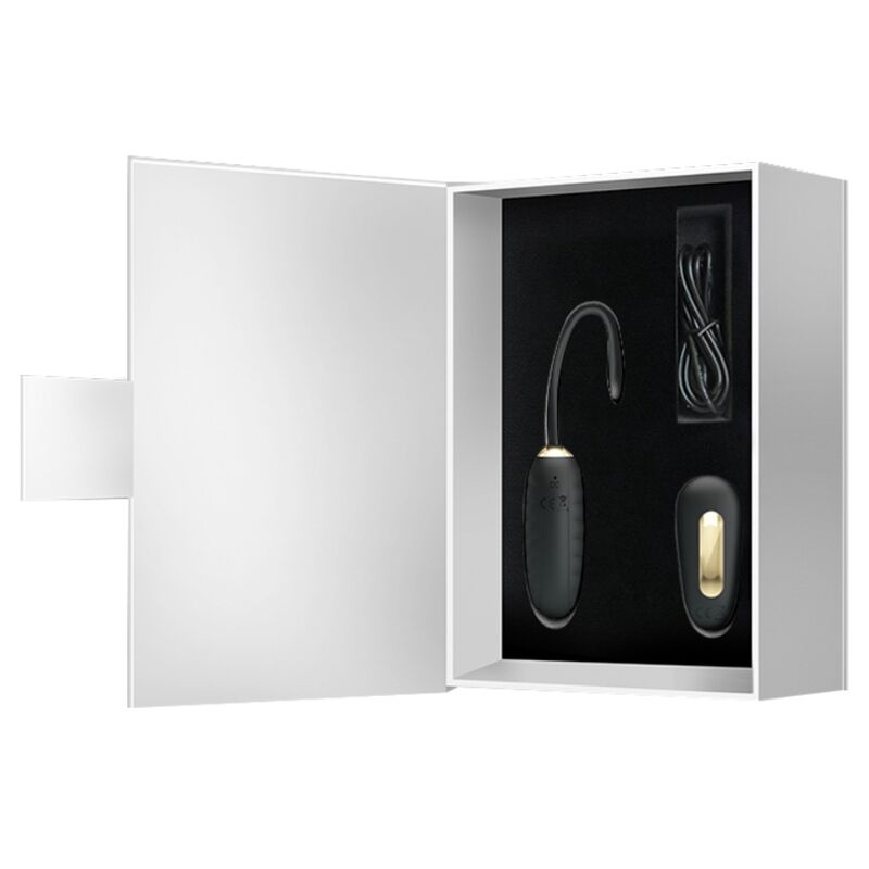 Doreen Luxury Wiederaufladbares Vibrierendes Ei Schwarz Fernbedienung