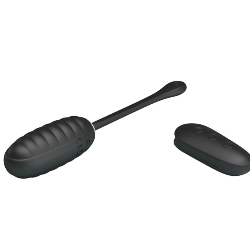 Doreen Luxury Wiederaufladbares Vibrierendes Ei Schwarz Fernbedienung