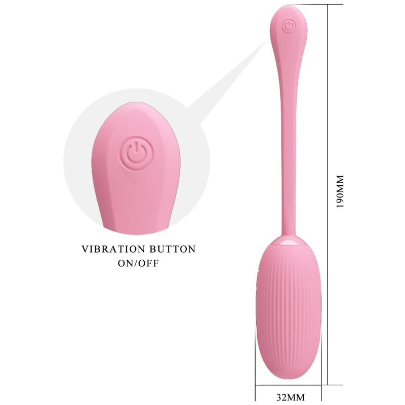 Doreen Pink Wiederaufladbares Vibro-Ei