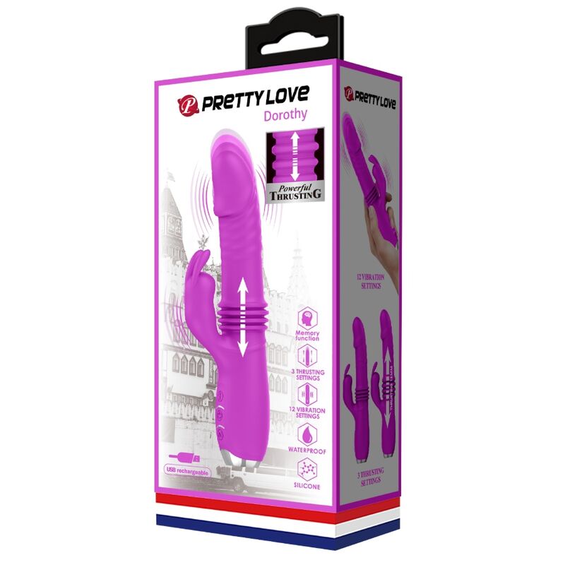 Dorothy Purple Wiederaufladbarer Rabbit-Vibrator
