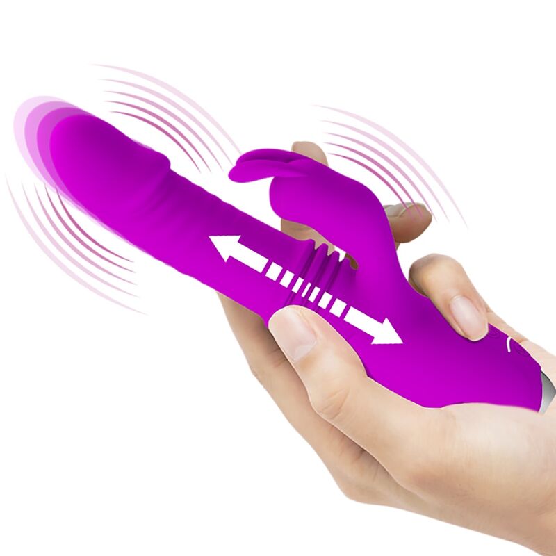 PRETTY LOVE - DOROTHY PURPLE WIEDERAUFLADBARER HASENVIBRATOR