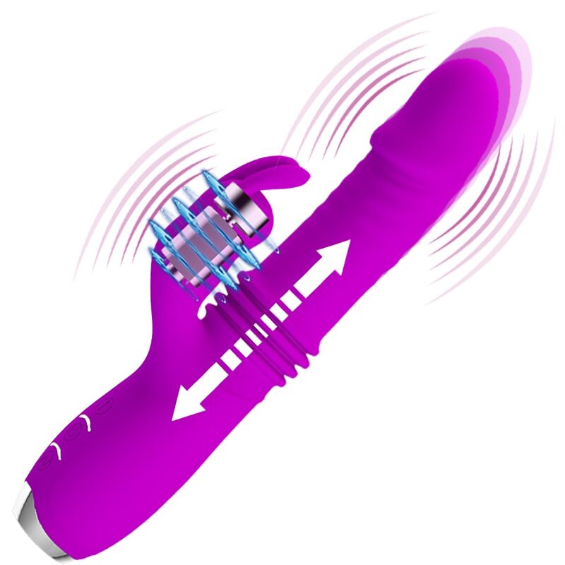 PRETTY LOVE - DOROTHY PURPLE WIEDERAUFLADBARER HASENVIBRATOR