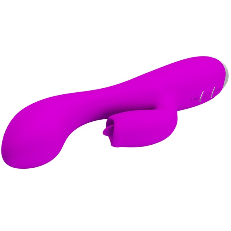 PRETTY LOVE – GLORIA Wiederaufladbarer Hasen-Vibrator, wasserdicht, lila