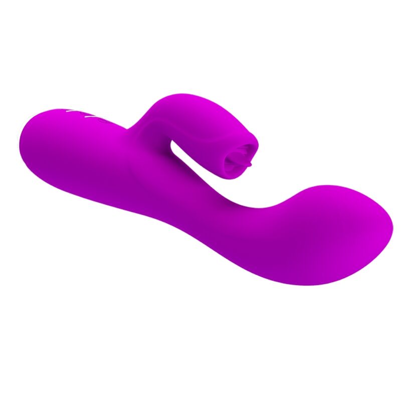 PRETTY LOVE – GLORIA Wiederaufladbarer Hasen-Vibrator, wasserdicht, lila
