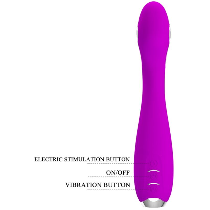 PRETTY LOVE – WIEDERAUFLADBARER ELEKTROSCHUSS-VIBRATOR HECTOR – WASSERDICHT, LILA