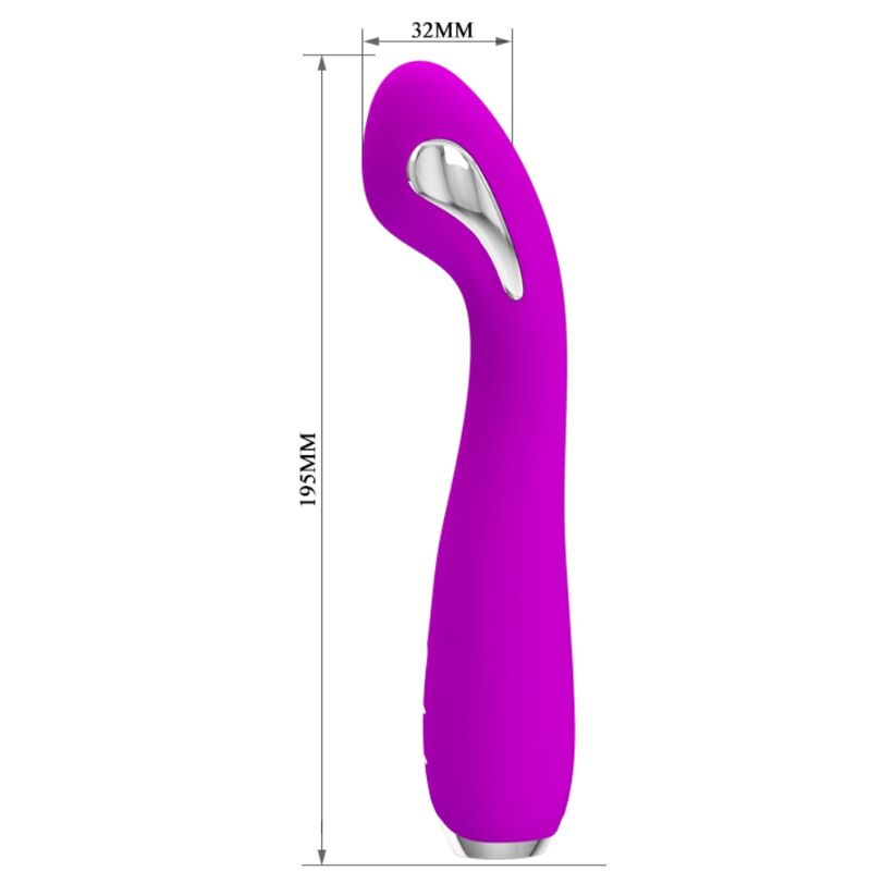 PRETTY LOVE – WIEDERAUFLADBARER ELEKTROSCHUSS-VIBRATOR HECTOR – WASSERDICHT, LILA