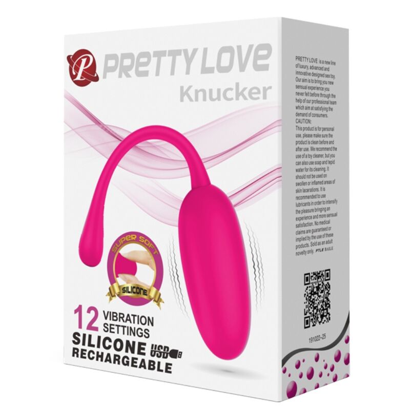 Pink Knucker Wiederaufladbares Vibro-Ei