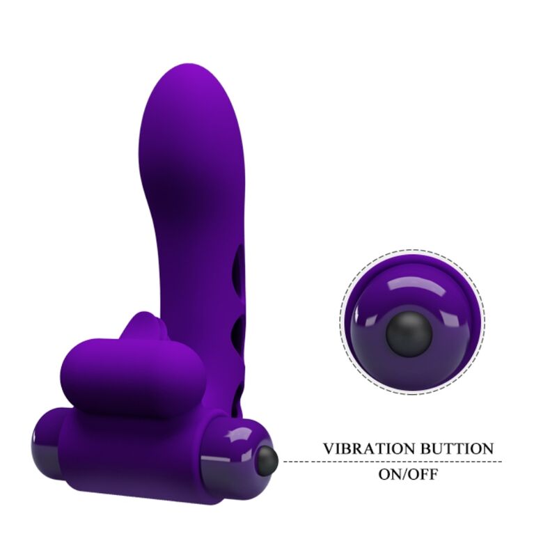 Orlando Lila Vibrator-Fingerabdeckung