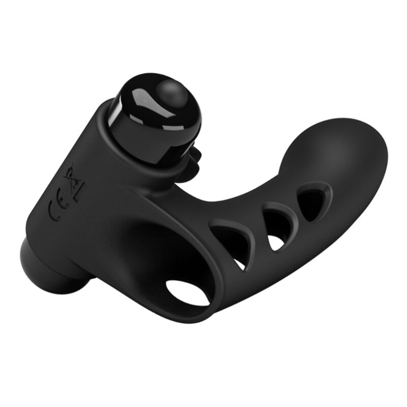 Orlando Schwarze Vibrator-Fingerabdeckung