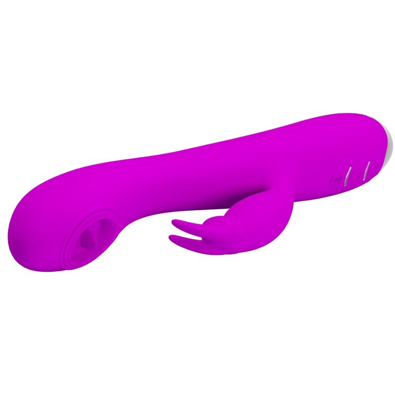 PRETTY LOVE - RACHEL WIEDERAUFLADBARER VIBRATOR MIT LILA SAUGKAPSEL