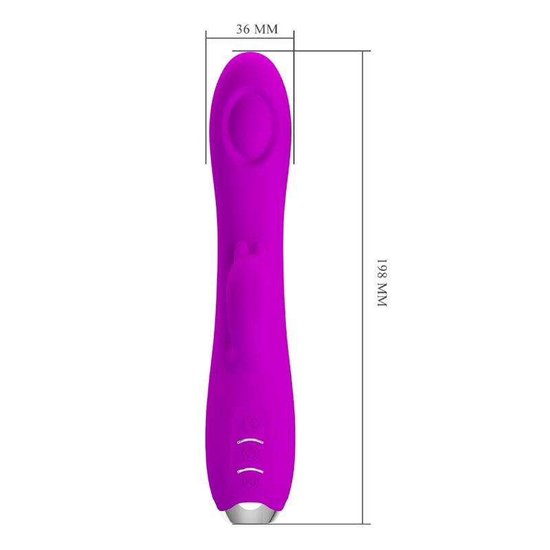 PRETTY LOVE – REGINA WIEDERAUFLADBARER VIBRATOR – LILA SAUGGEL