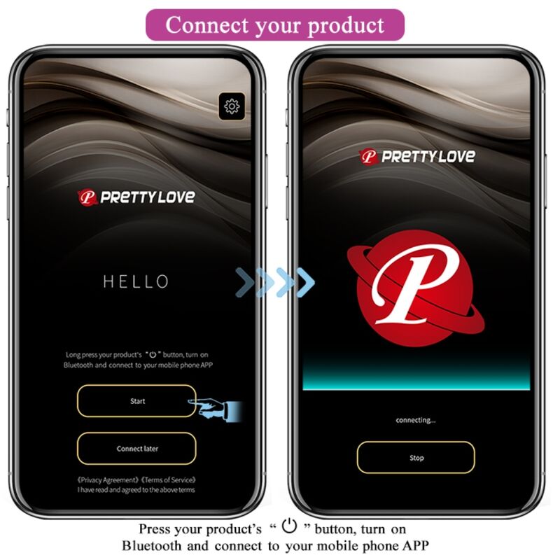 Boules de Kegel Vibrantes Elvira Connectées 12 Modes - Silicone - Pretty Love