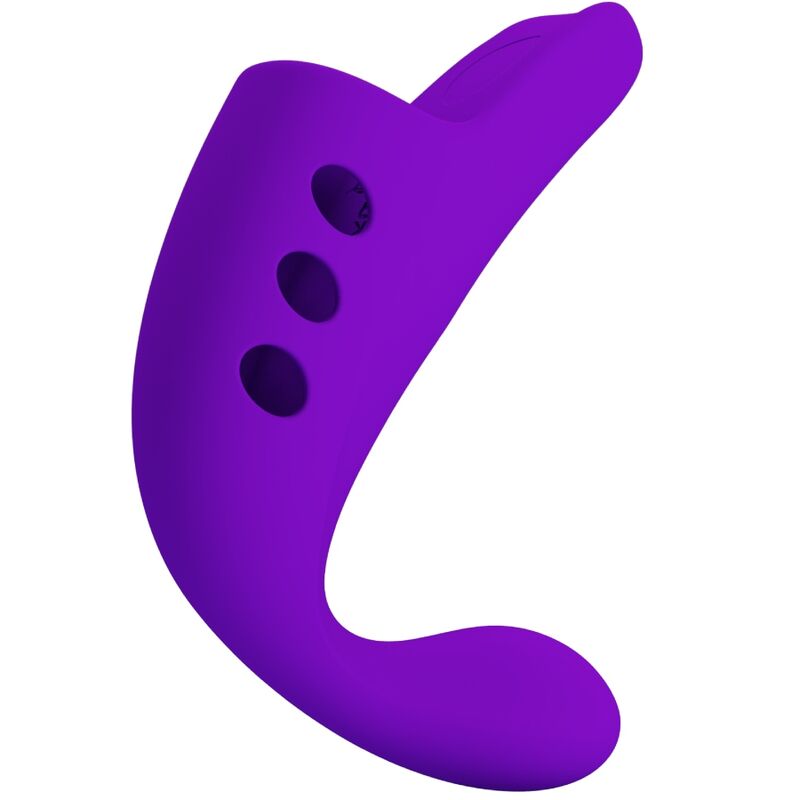 PRETTY LOVE - Wiederaufladbarer Fingervibrator Gorgon Purple